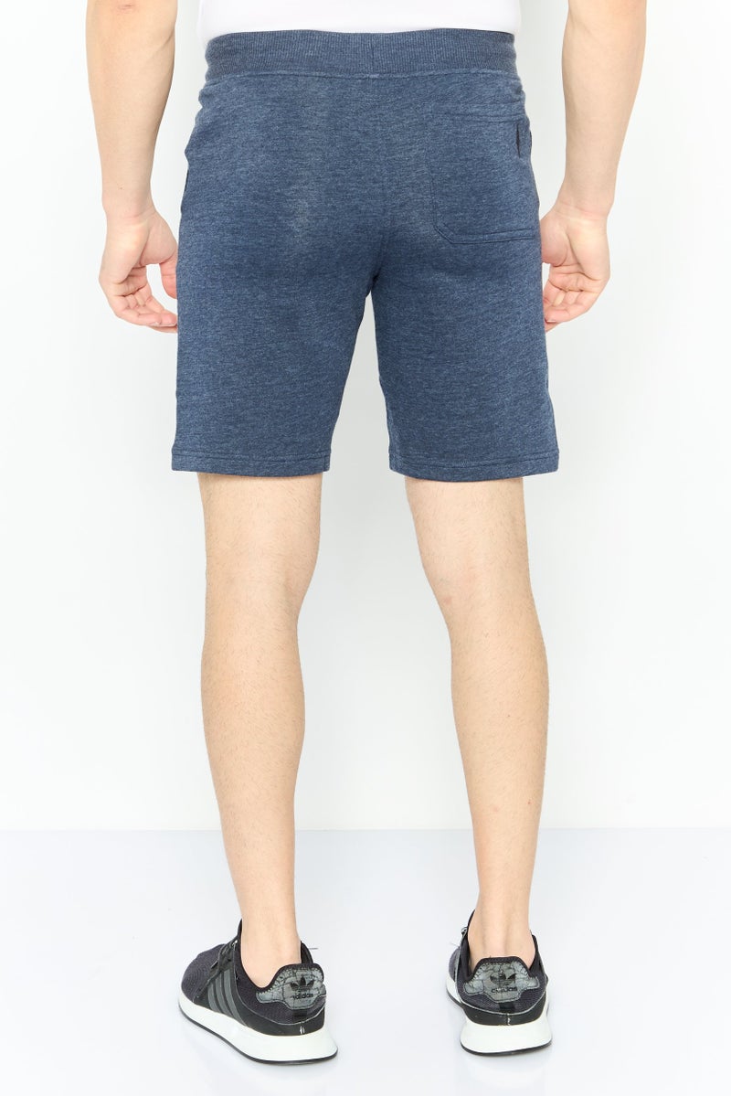 SKECHERS Men Sportswear Fit 9 Inseam Training Shorts, Navy Blue  - Image 4