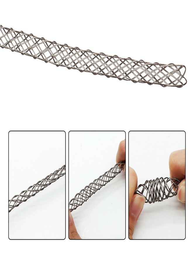 Abeicy 1 Pack Cable Pulling Grip, Electrical Wire Puller Socks, Stainless Steel Mesh Sleeve Lassos Strand for 9-12mm OD Cord, Flexible Cables and Wires - Image 5
