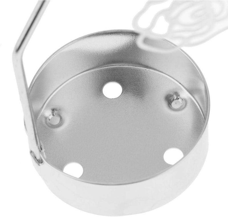 klarakoChristmas Decor Candle Spinner, Rotating Tea Light Candle Holder, Silver klarakoRose, 4.4 x 13cm