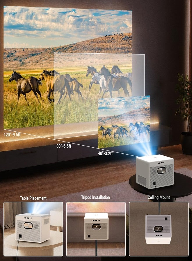 FEARWIKY Projector 4K with WiFi and Bluetooth, Movie Projector - Image 5