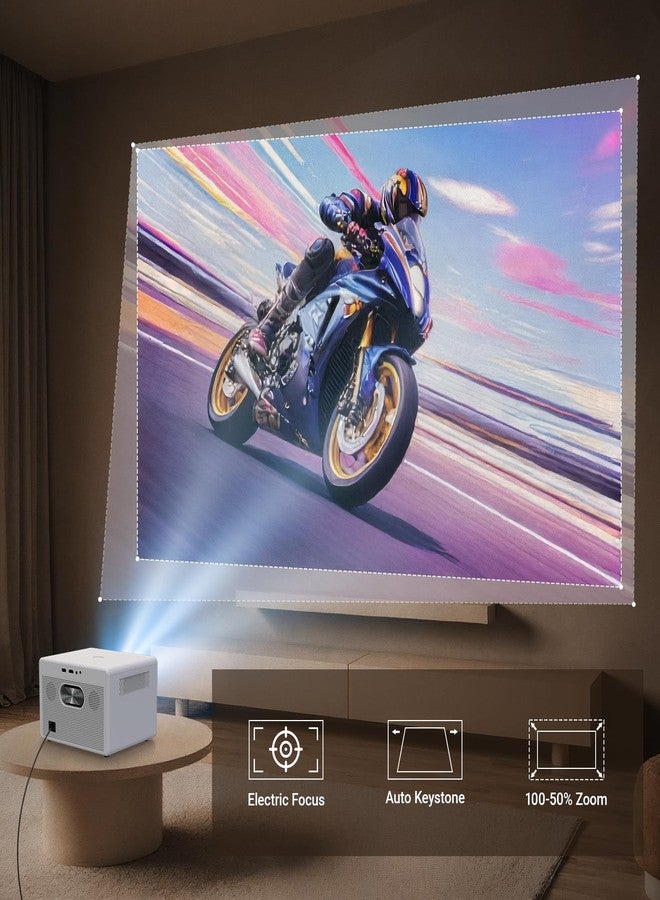 FEARWIKY Projector 4K with WiFi and Bluetooth, Movie Projector - Image 4
