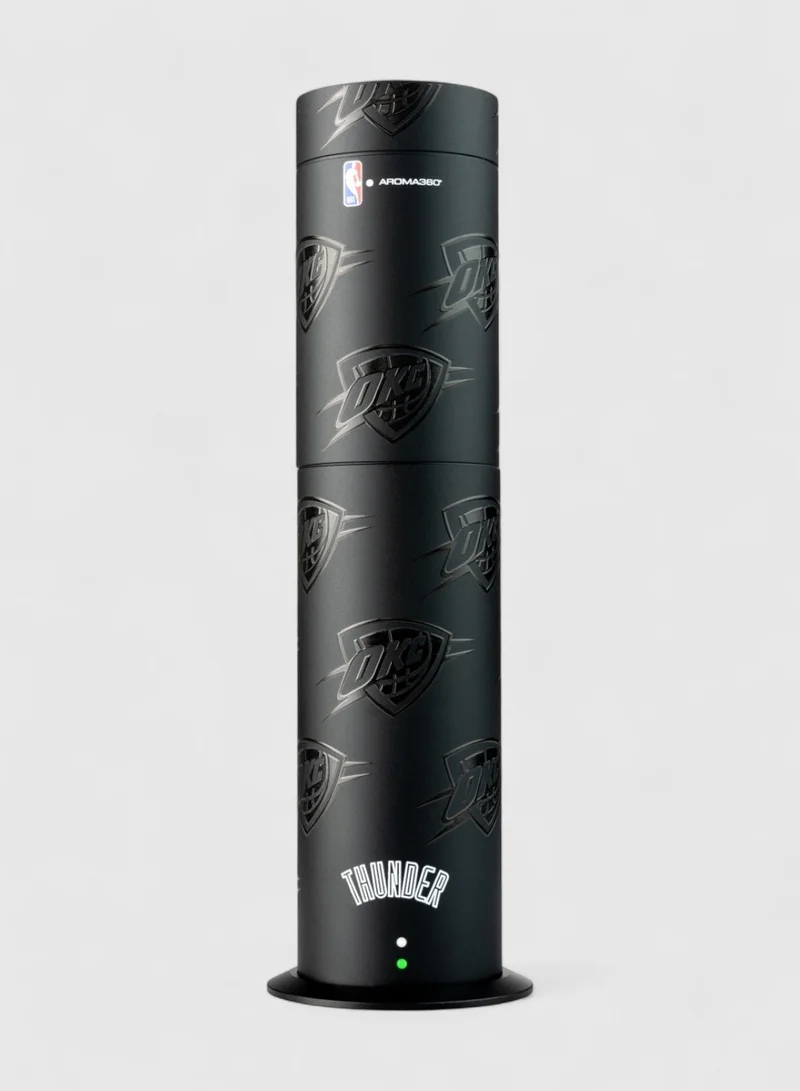 x NBA - Oklahoma City Thunder Diffuser for Essential Oils - Cold-Air Diffusion - 600 sq.ft. Coverage - Waterless Air Diffuser for Home, Office and Business