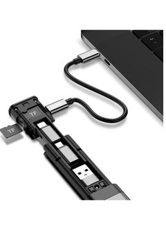 budi Budi Multifunctional Compact Cable Card USB Micro SD Card Reader, Type-C Plug-and-Play Compatible with Apple Samsung and Windows, Storage Case for Travel Cell Phone Pad Charging PC Computer Data  - Image 2