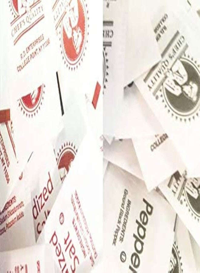 Chef's Quality Individual Salt & Pepper Packets - Portable Salt & Pepper Packets - OU-Kosher (4000 Salt & Pepper Packets)