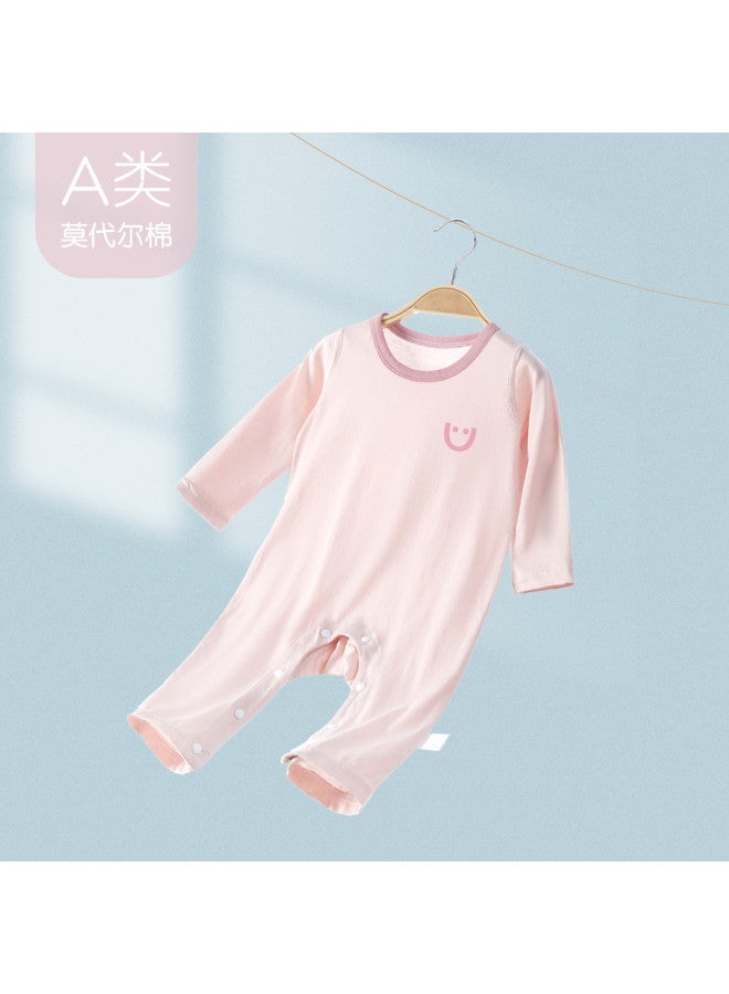 Doxiluka Baby Girl Pajamas Summer Thin Infant Romper Cute Color Block Toddler Summer Outfit Crawling Suit Modal Air-conditioning Clothes - Image 2