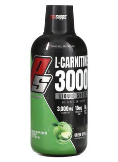 L-Carnitine 3000 Liquid Shots Green Apple 16 fl oz (473 ml)