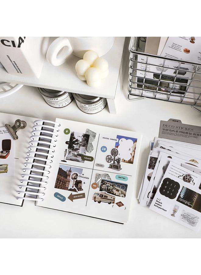 Bluejw 50 Piecemeal Island Sticker Korean Magazine Style Hand Account Stickers Suit Landscaping Collage Goo Card Hand Account Stickers - Image 5