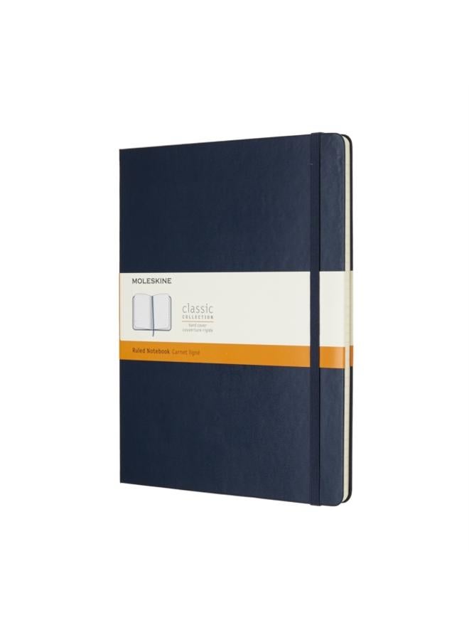Moleskine Sapphire Blue Extra Large Ruled Notebook Hard