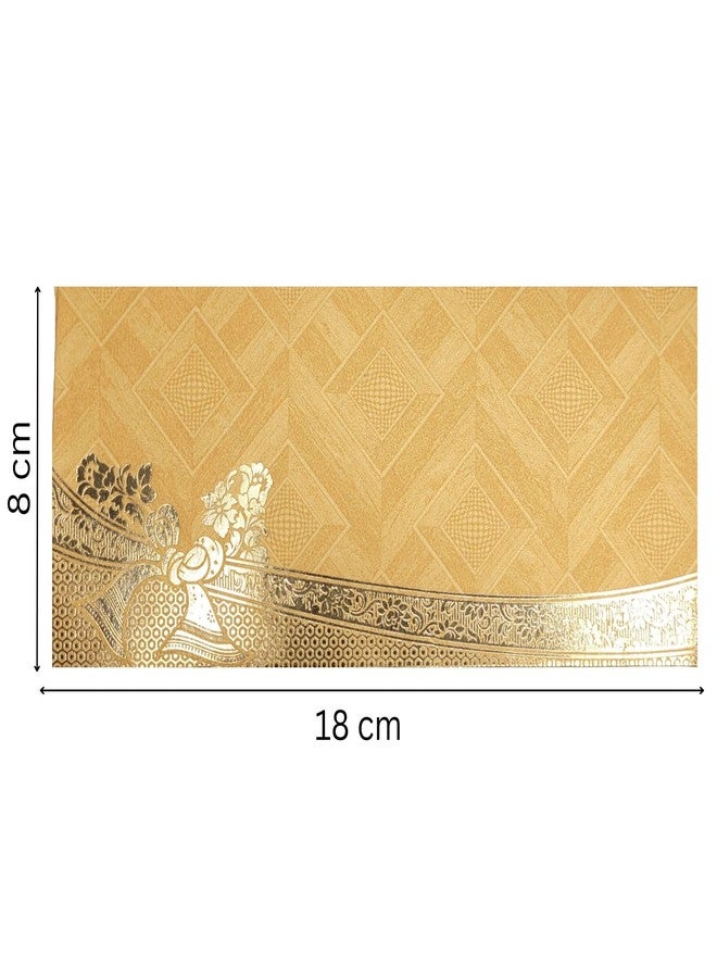 Fonsie cash shagun fancy design envelopes pack of 75 for gifting money on wedding gift, baby shower gift, shagun, family gatherings(Beige). - Image 3