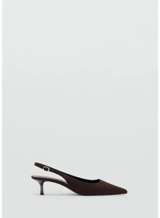 Pointed Kitten-Heel Shoes