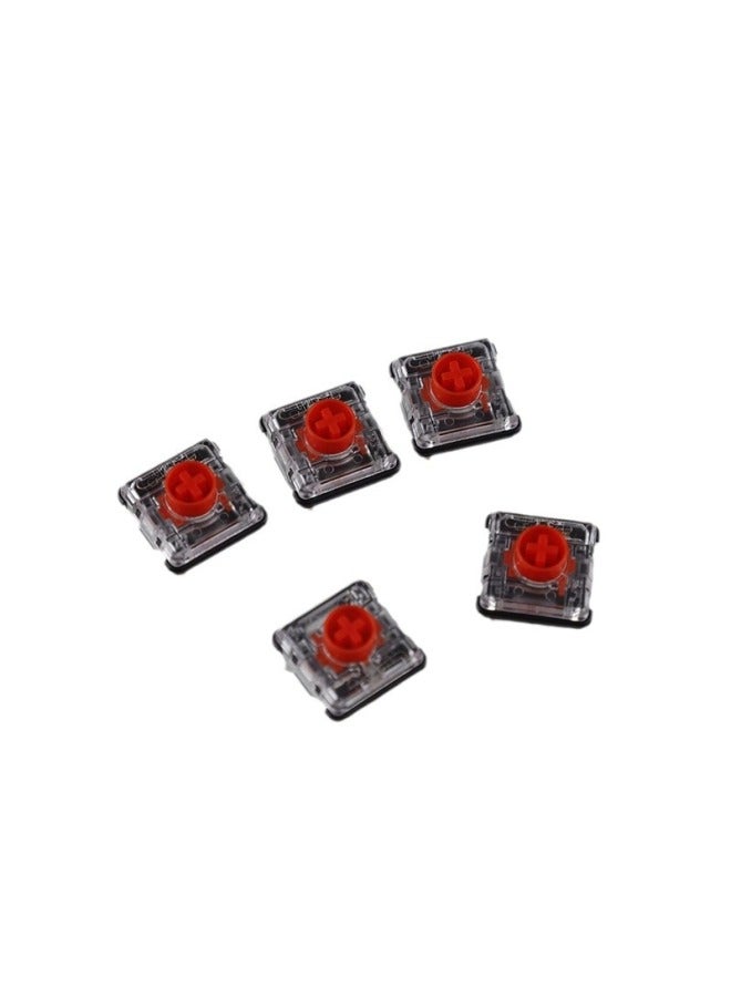 Kailh Kaihua 1353 Chocolate Short Shaft Game Mechanical Keyboard Short Shaft V2 Shaft Body Self-changing Switch Accessories-Color:Kaihua 1353 Short Tea Shaft  - Image 1