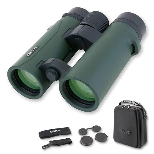 Carson RD Series 10x42mm Open-Bridge Waterproof High Definition Full Sized Binoculars (RD-042) - Image 1