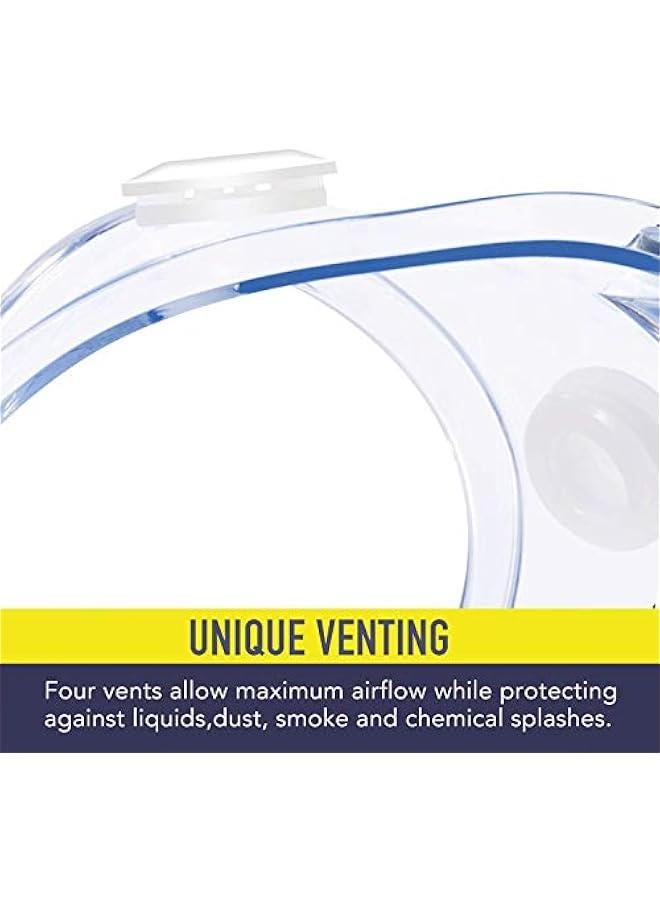 Arabest 2 pack Safety Goggles, Adjustable,Lightweight Anti-Fog Protective Safety Glasses, Eye Protection, White  - Image 2