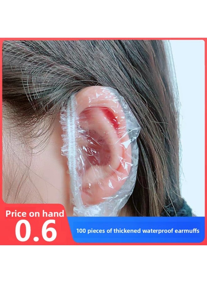 Ear Cover - Disposable Waterproof Earmuffs - Disposable Waterproof, 10pcs Pack - Hair Salon, Beauty Supply, Wholesale - Image 2