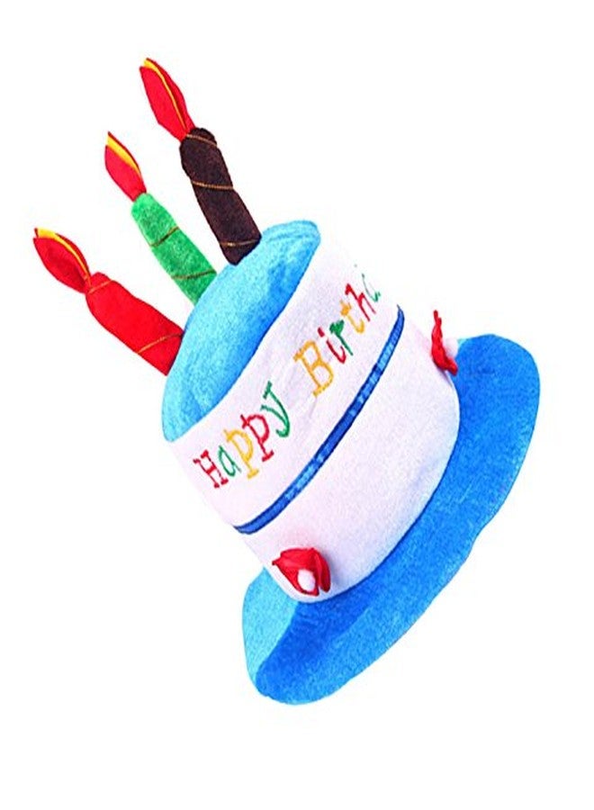 Futaba Plush Birthday Cake and Flower Party Kids Hat - Blue - Image 4