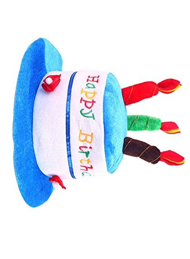 Futaba Plush Birthday Cake and Flower Party Kids Hat - Blue - Image 2