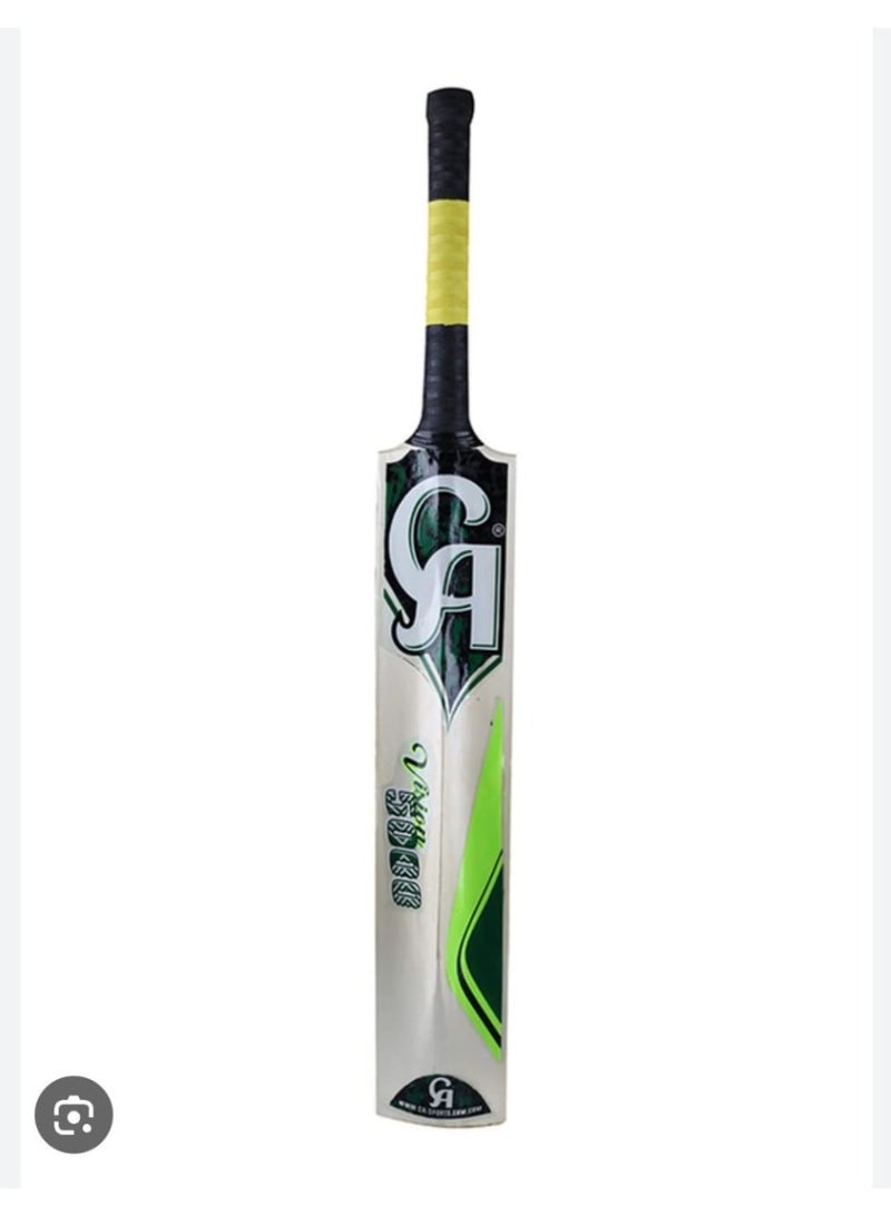 CA Vision 5000 Wooden Cricket Bat for Tennis & Tape Ball