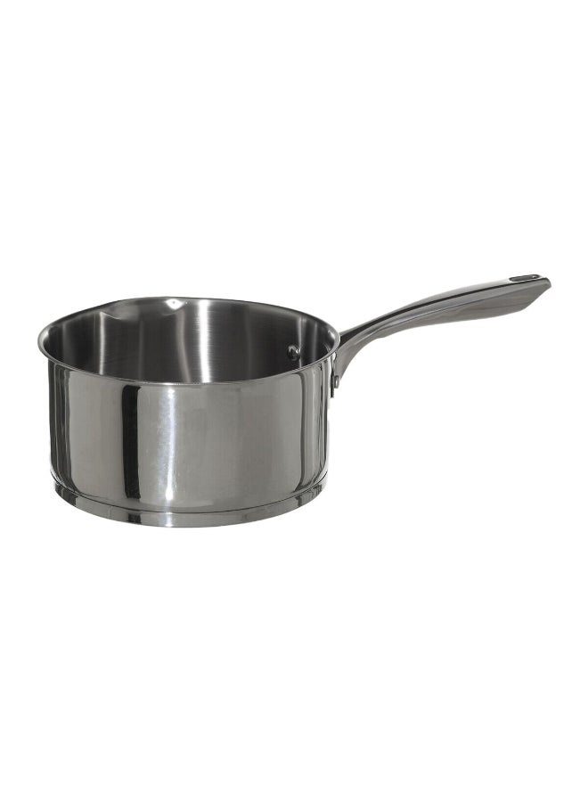 Five Simply Smart Resilience Stainless Steel Saucepan Silver 20cm 179702 - Image 1