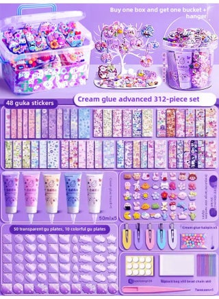 Goka Sticker Set Goka Cream Glue Sticker Hand Account Diy Material Storage Box Children's Toys Birthday Gift-Color:Cream Glue Goo Card 312-piece Set To Rack [buy A Box To Send A Bucket]] - pzsku/ZB3739D365CCC724831C5Z/45/1745679863/957d76a5-074e-4c18-9a43-8c156d4624f4