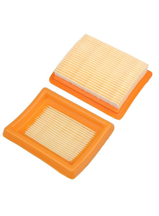 HIPA (Pack of 2 Air Filter/Cleaner for STIHL FS120 FS200 FS250 FS300 FS350 FS400 FS450 String Trimmer Brush Cutter (Size: 3-7/16" x 2-3/4" x 1") # 4134 141 0300 - Image 1