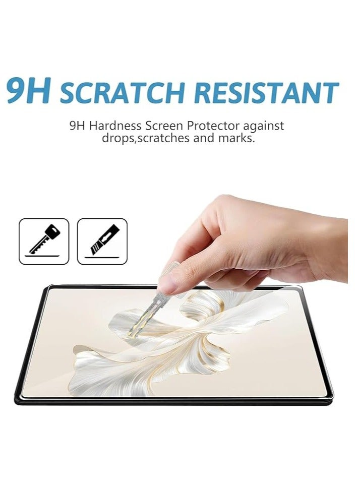 Muzz فيلم زجاجي مقسى لجهاز Honor Pad 9 Pro (12.1 بوصة) 2023 لوحي 9H صلابة HD واقي شاشة مضاد للخدش لجهاز Honor Pad 9 Pro 12.1" - Image 2