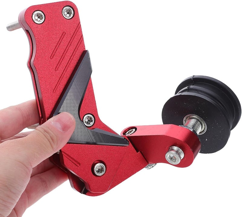 PRETYZOOM Universal Aluminum Motorcycle Chain Tensioner and Chain Adjuster with Red 1500 Adjustable Guide for Motocross Atv and Pit Bike Use - Image 4
