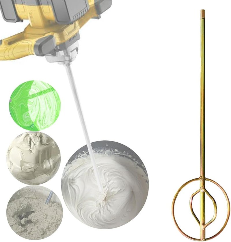 Type A Paint Mixing Rod Mini Electric Mixer Drill Attachment for Latex Mortar Cement - Image 5