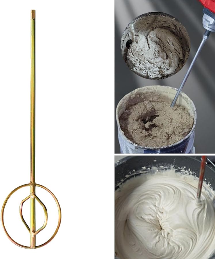 Type A Paint Mixing Rod Mini Electric Mixer Drill Attachment for Latex Mortar Cement - Image 4