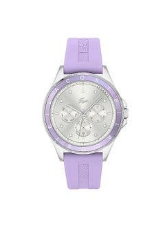 Women's Analog Round Shape Silicone Wrist Watch 2001300 - 40 Mm
