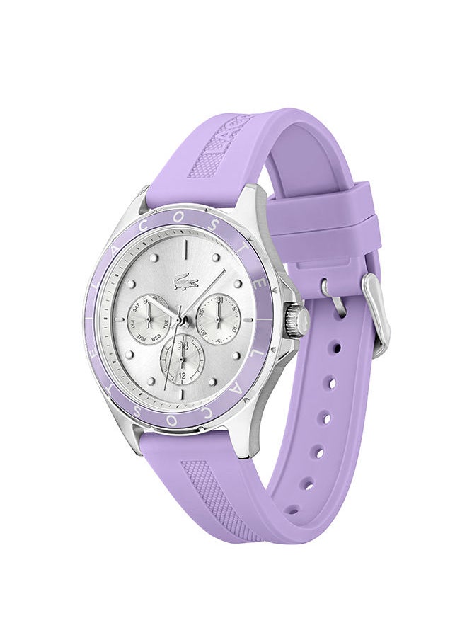 LACOSTE - Women's Analog Round Shape Silicone Wrist Watch 2001300 - 40 Mm - Image 1