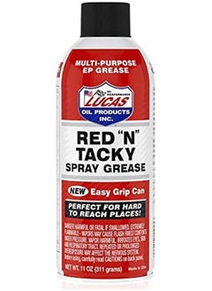 LUCAS OIL Lucasoil Red n Take Grease Spray LUC11025, 11 Ounce, One Size  - Image 1
