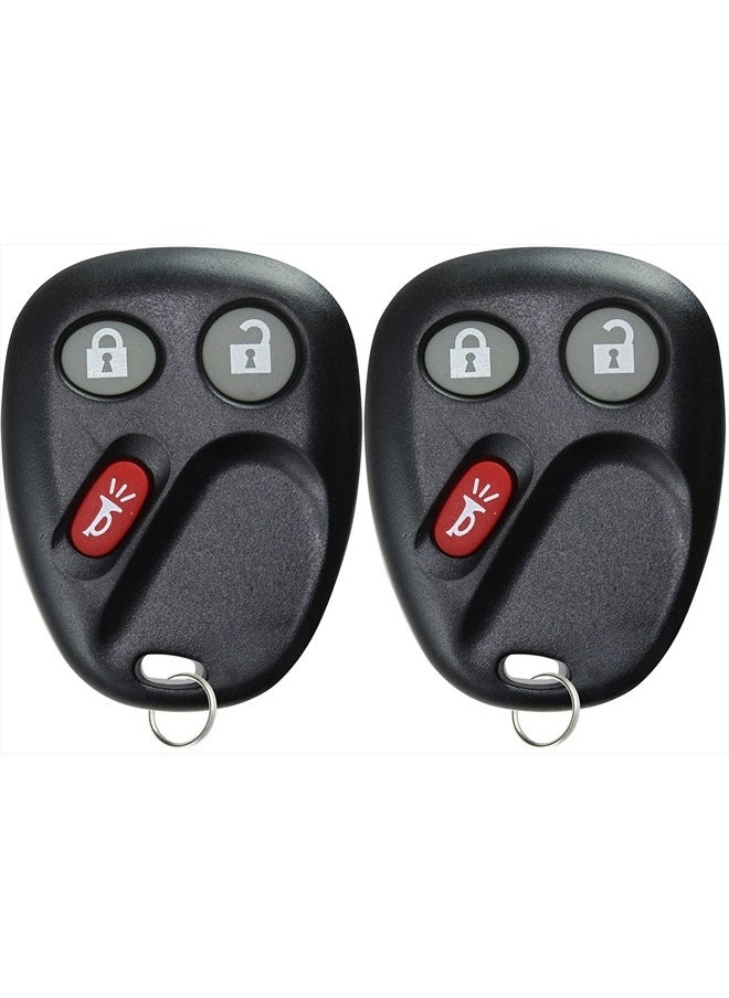 KeylessOption - Keyless Entry Remote Control Car Key Fob Replacement for LHJ011 (Pack of 2) - Image 1