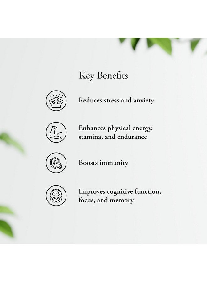 SITARAM كبسولات أشفاغاندا سيتارام أيورفيدا 60 عدد | مستخلص أكثر قوة 600 ملغ (علامات تجارية أخرى - 250 ملغ) | معزز للمناعة | غني بمضادات الأكسدة - Image 2