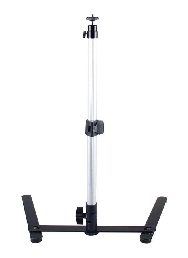 Photography Adjustable Monopod With Table Stand Mount Silver/Black - Image 4