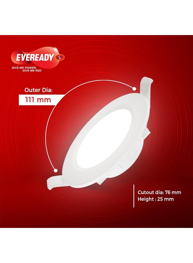 Eveready Eveready LED 5W Mini Downlight | Cutout 3inches | High Surge Protection Upto 4KV | Fits into Junction Box | Light Weight PC Body | Pack of 6 - Image 4