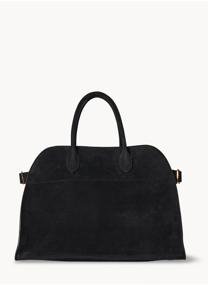 TR - The Row Soft Margaux 15 suede tote bag - Image 1