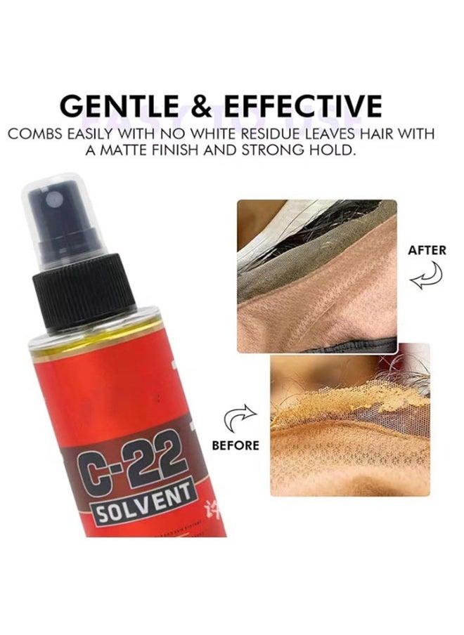 W Wig Glue Remover Spray  Front Bonding Weave Active Lace Tape Meltblown Is Safe For All Skin Types（118ml）  - Image 5