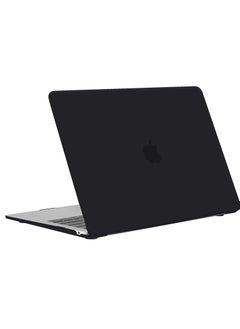 CaseBuy MacBook Air M2 Case 2023 2022 13.6 inch A2681 Clear Plastic Hard Shell Case Protector for MacBook Air M2 13.6" with Touch ID Black  - Image 2