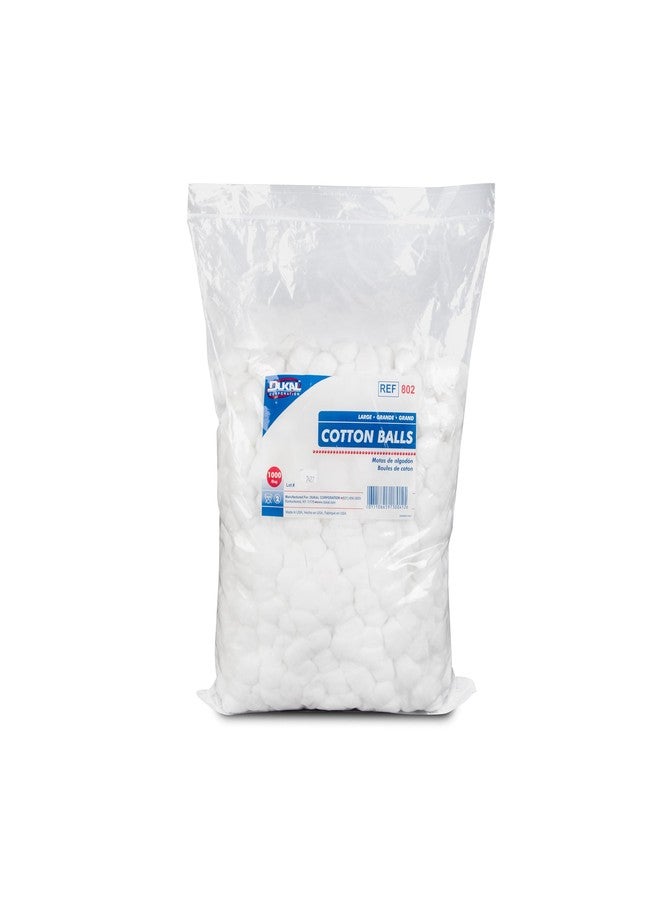 Dukal - 802 Cotton Balls, Non Sterile, Large (Pack of 2000) - Image 1