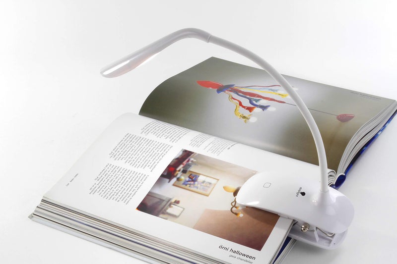 daylight Clip-On LED Reading Light â€“ Rechargeable & Flexible Neck Book Lamp with Adjustable Brightness â€“ Perfect for Bedtime Reading & Travel - Image 2