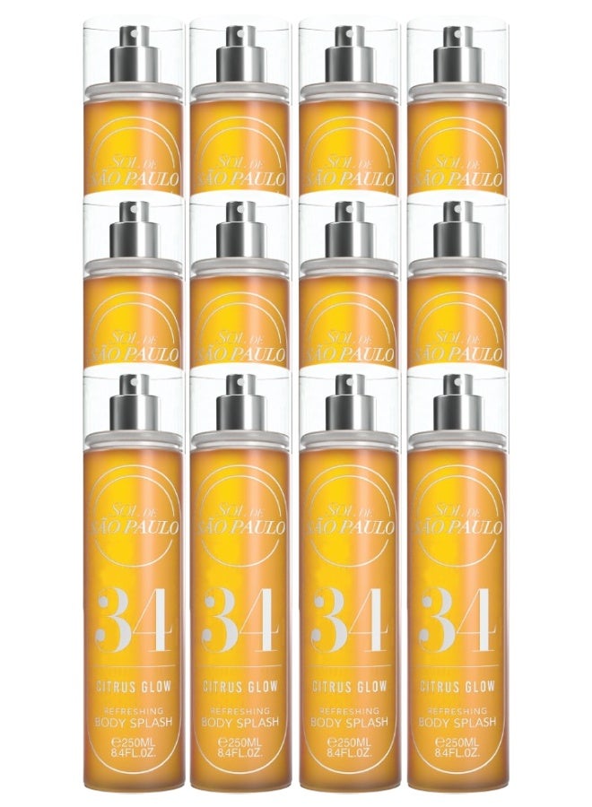 اس او ال 12 قطع معطر جسم 34 برائحة الحمضيات 250 مل - Image 1