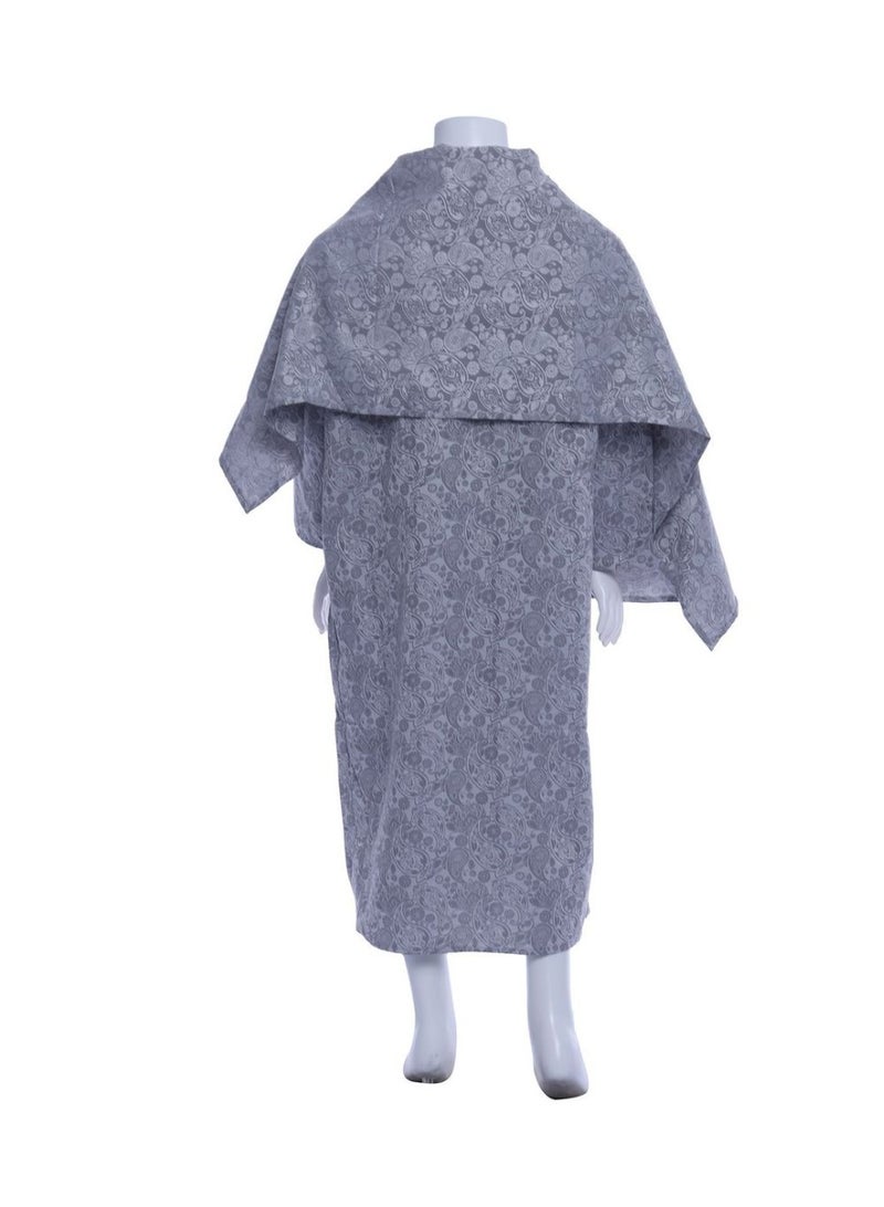 Manasek Kids Prayer Dress - (Gray) - 4-5 Years - Image 3