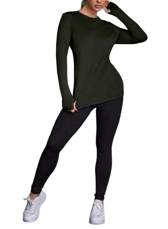 Nileton Sport Top Slim Fit Long Sleeves - Sport T-shirt Crew Neck  - Image 3