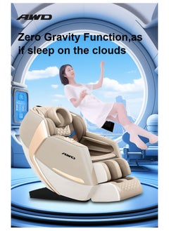 AWD Massage Chair Full Body Massage Chair with 4D SL-Track Technology Zero Gravity 18 Auto Health Programs Intelligent Body Detection Wrapping Airbags Heating and Bluetooth Speakers  - Image 4