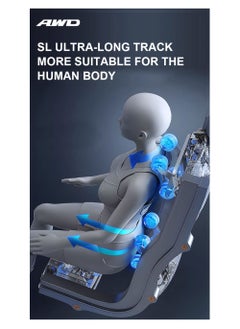 AWD Massage Chair Full Body Massage Chair with 4D SL-Track Technology Zero Gravity 18 Auto Health Programs Intelligent Body Detection Wrapping Airbags Heating and Bluetooth Speakers  - Image 2