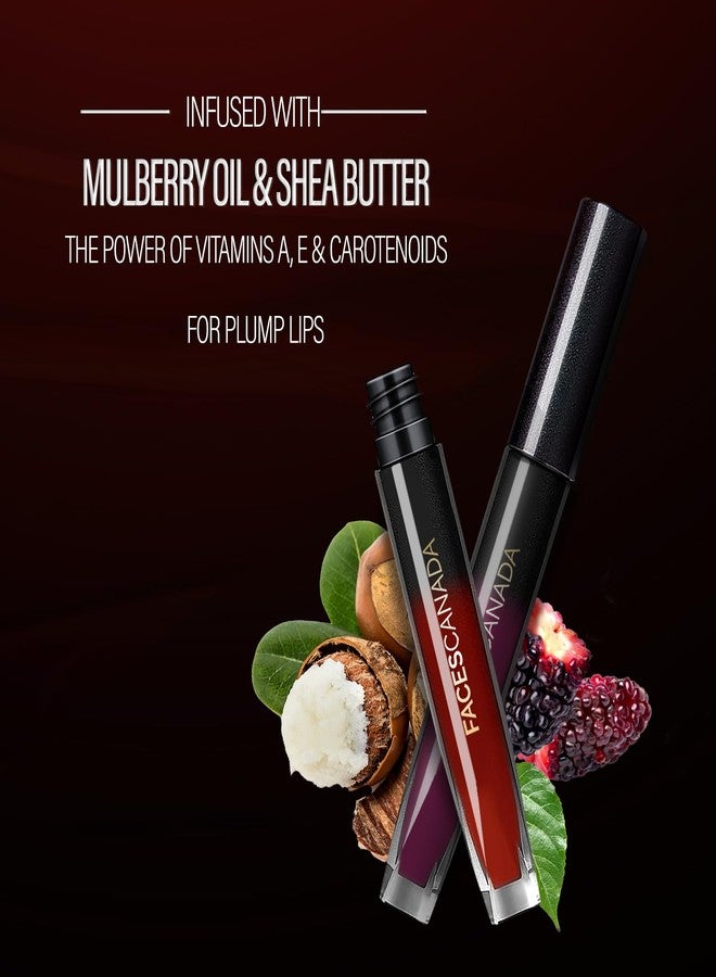 Facescanada FACES CANADA Comfy Silk Liquid Lipstick - Mysterious Pink 12, 3ml | Satin Matte HD Finish | Luxe Comfort | Longlasting | No Dryness | Smooth Texture | Mulberry Oil & Shea Butter For Plump Hydrated Lips - Image 5