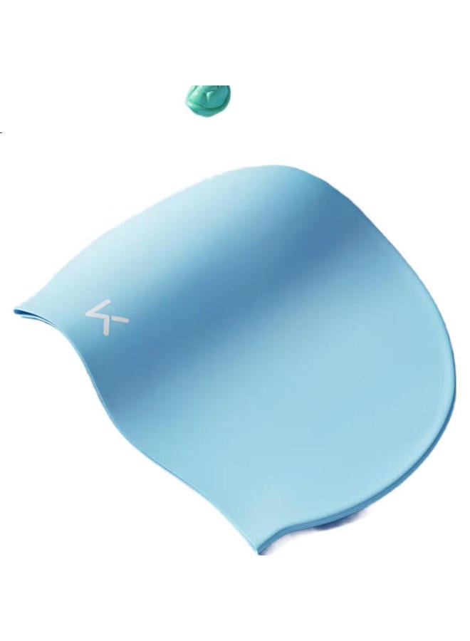 Keep Children'S Swim Cap, Boys And Girls Fabric Cap, Non-Binding Swimming Cap, Cute Baby Professional Equipment, 250 Blue Printed - Image 1