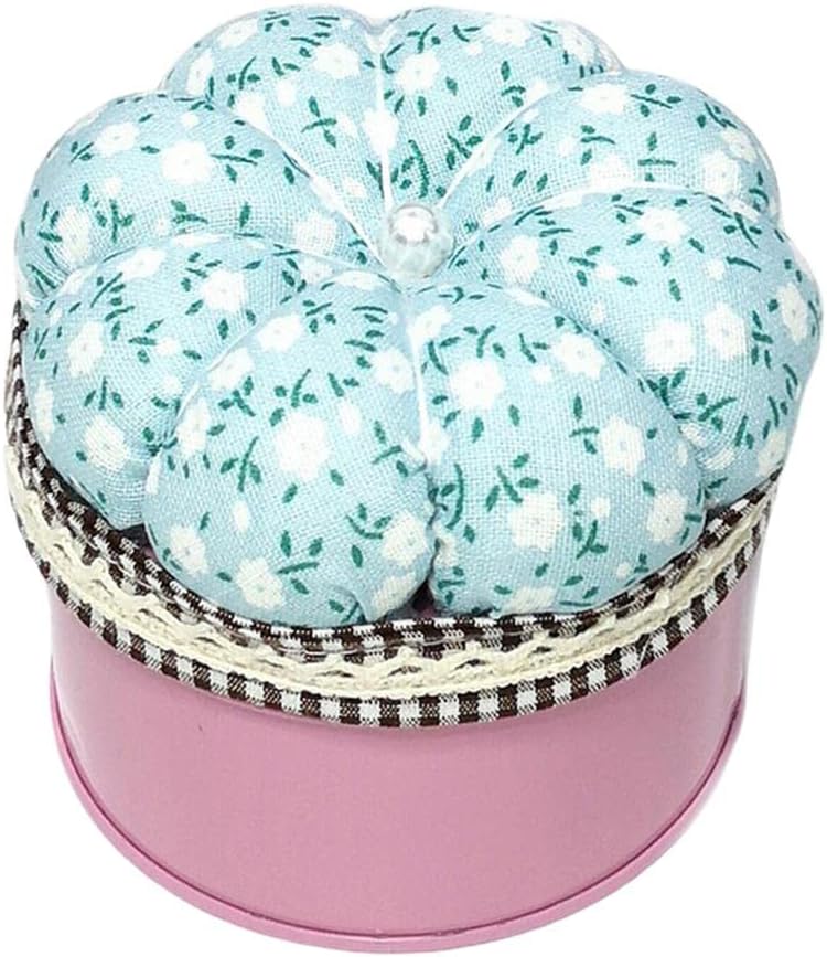 klarako 1Pcs Pumpkin Needle Pin Cushion Sewing Accessory Round Needle Pin Cushion with Storage Box Case  Style 5 - Image 3