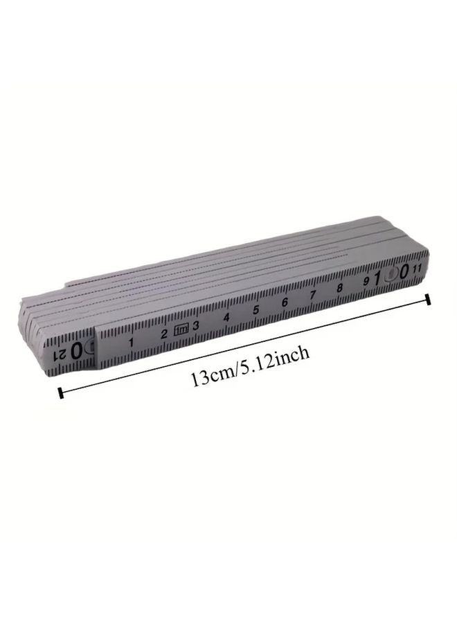39.37 Inch Foldable Ruler Heavy Duty Retractable Measuring Tape Metric Imperial Scales - Image 3