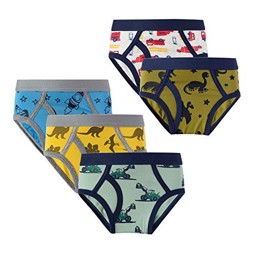 Winging Day Boys' Cotton 5-Pack Brief Underwear Size 2T/3T - Image 1